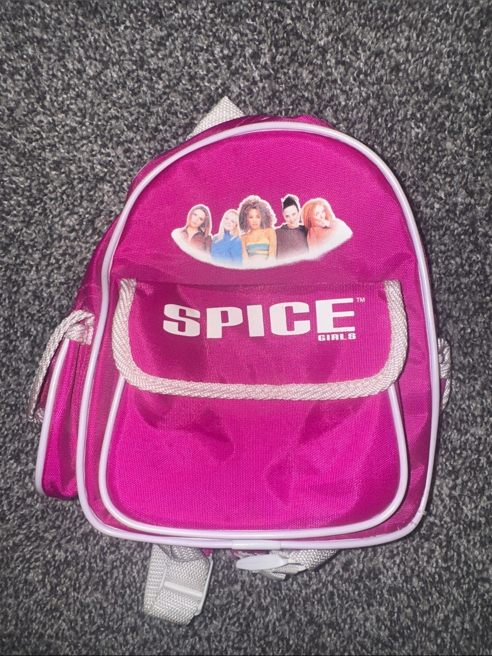 Spice Girls Pink Mini Backpack VTG